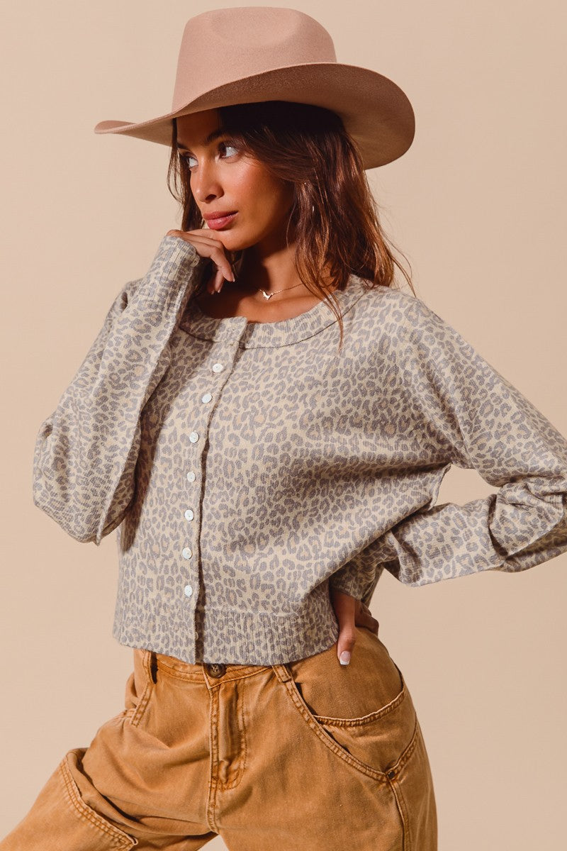 Leopard Vintage Cardigan