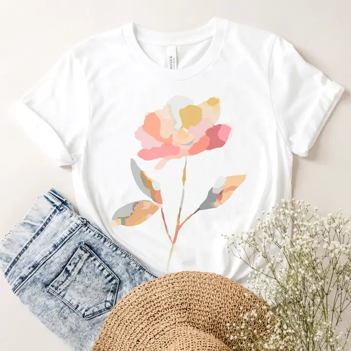 Watercolor Floral Tee