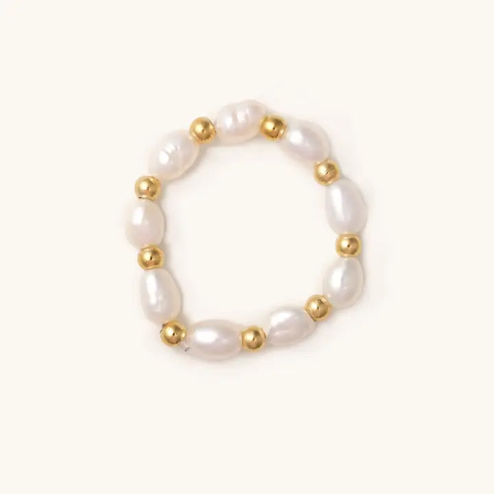 Percy Pearl Elastic Ring