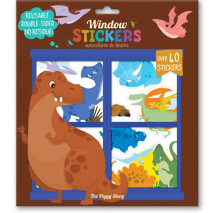 Window Sticker Gift Pack - Dinosaur World