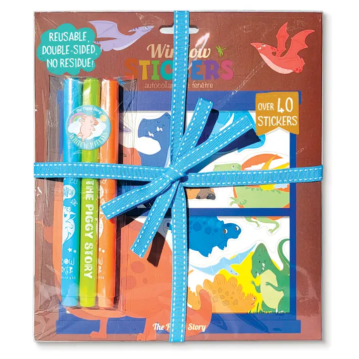 Window Sticker Gift Pack - Dinosaur World