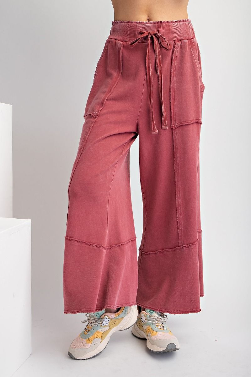 Wide Leg Comfy Pull on Pants