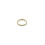 Gold Filled Beaded Stretch Ring 2MM