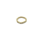 Gold Filled Beaded Stretch Ring 3MM