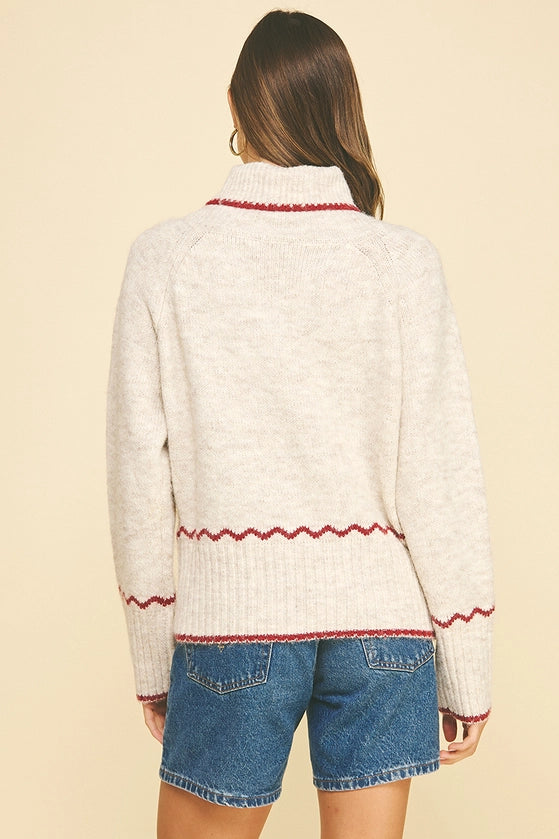 Detailed Hem Sweater