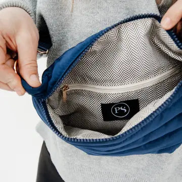 Jolie Puffer Belt Bag Navy