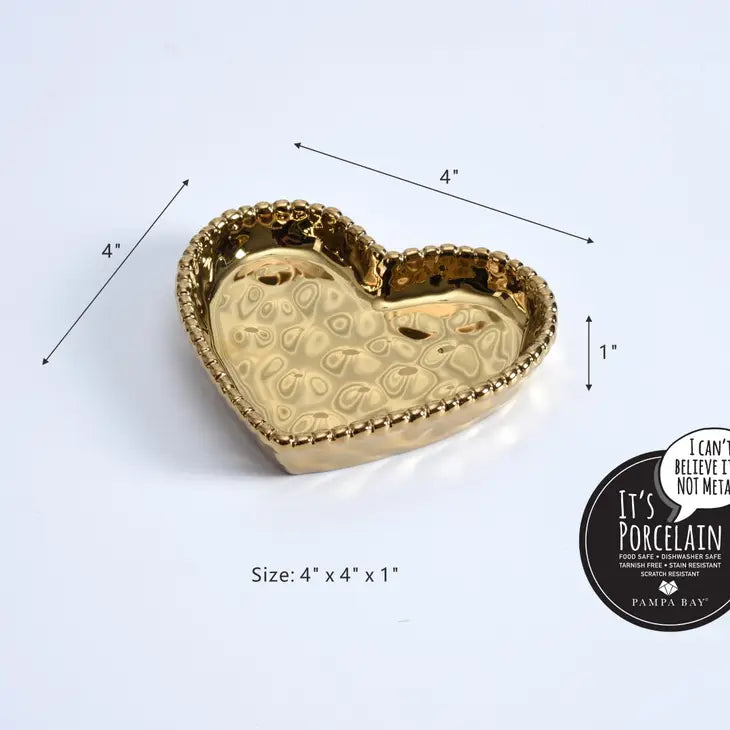 Mini Gold Heart Dish