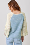 Raglan Sleeve Crochet Sweater