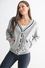 Shadowline Cardigan in Navy