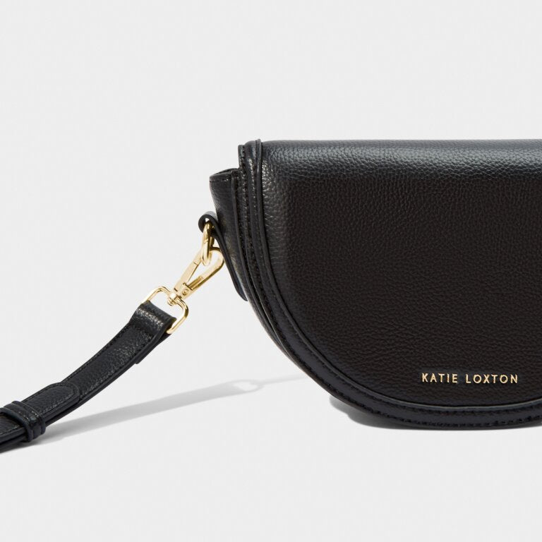 Cleo Saddle Bag in Black