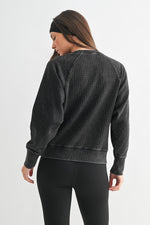Cozy Knit Pullover in Charcoal