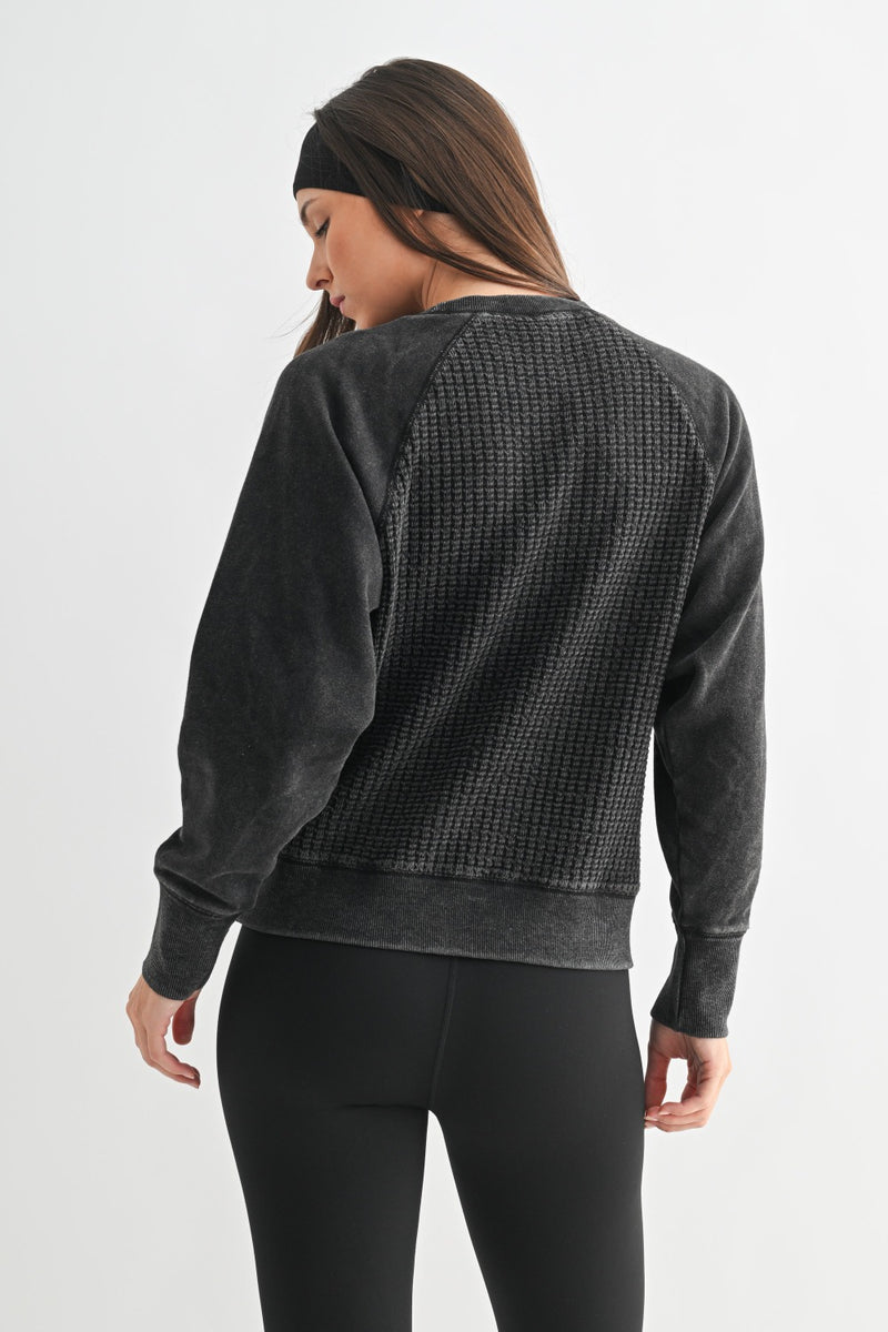 Cozy Knit Pullover in Charcoal