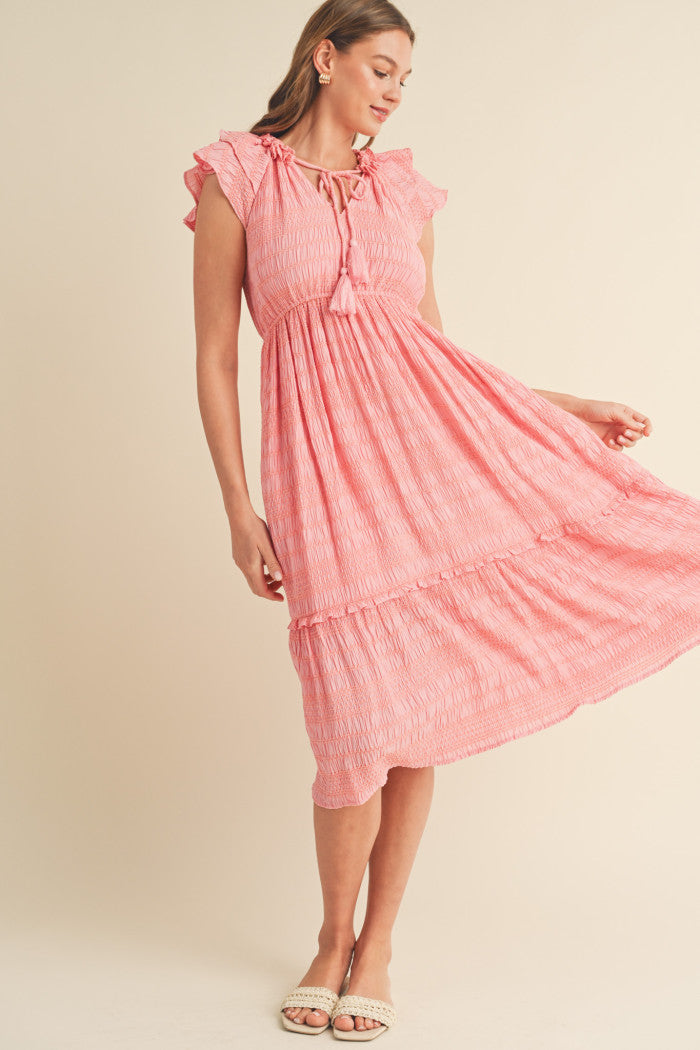 Pink Cosmos Dress