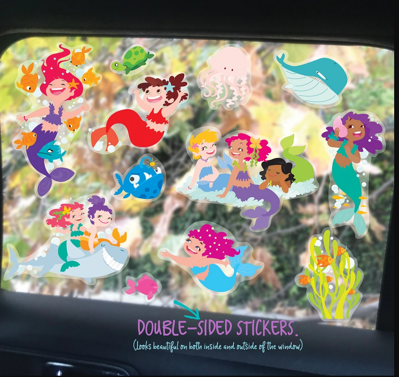Window Sticker Gift Pack - Magical Mermaids