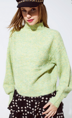Light Green Soft Knit Sweater