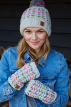 Andorra Bobble Beanie and Handwarmer Set