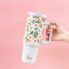 Flower Talk Take Me Everywhere Tumbler 40oz