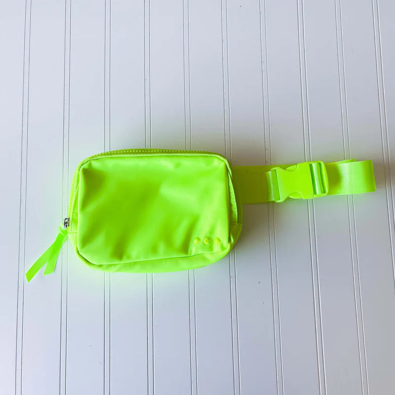 Nadya Nylon Bum Bag Chartreuse