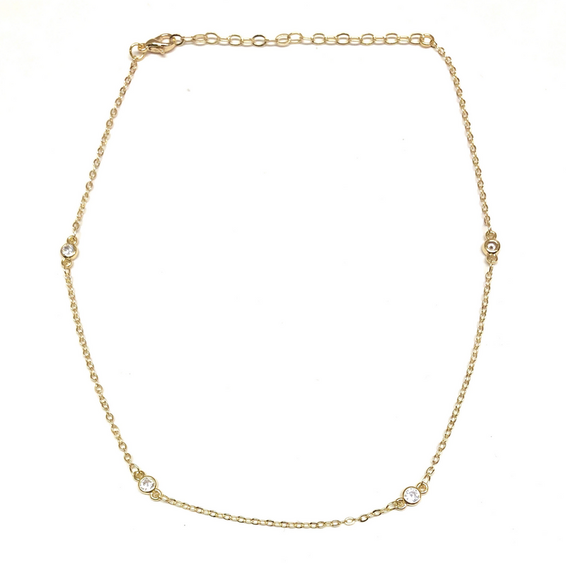 Kai Diamond Choker in Gold Necklace