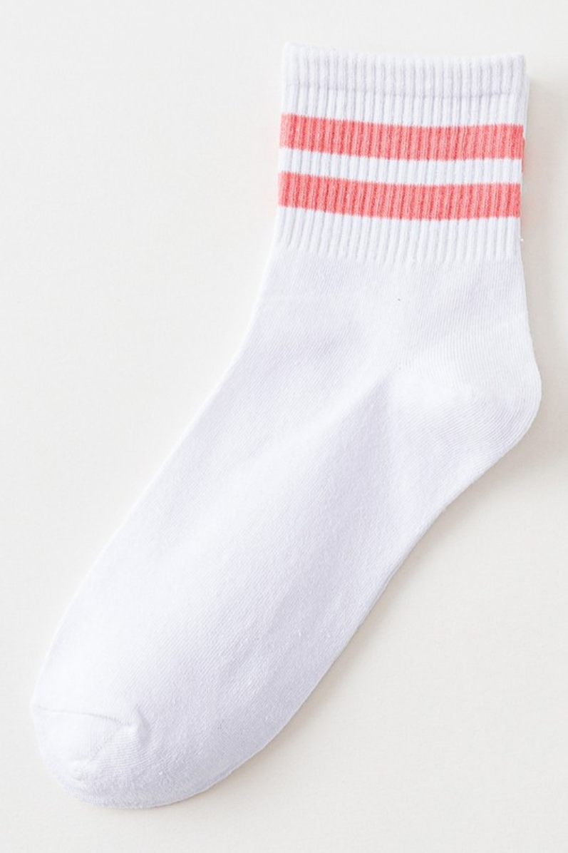 Varsity Socks Pink